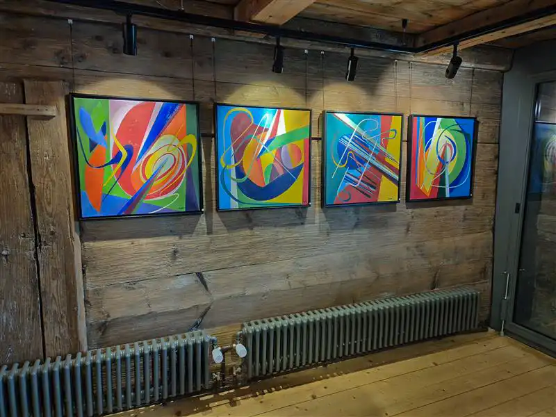 Roberto Lauro – 60 Jahre Kunst in Gossau Abstrakte Malerei und Skulpturen von Roberto Lauro im Dürstelerhaus