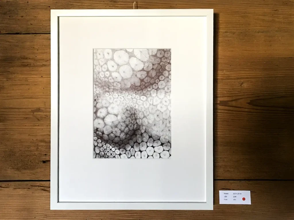 Lorenz Bentz & Thomas van der Heide – Kunst im Dialog Schwarz-weiss Zeichnungen und farbige Acrylbilder in Gossau