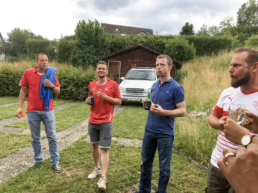 Topscorer-Ehrung UHCevi Gossau im Dürstelerhaus Spielerinnen und Spieler des UHCevi Gossau feiern die Topscorer der Saison