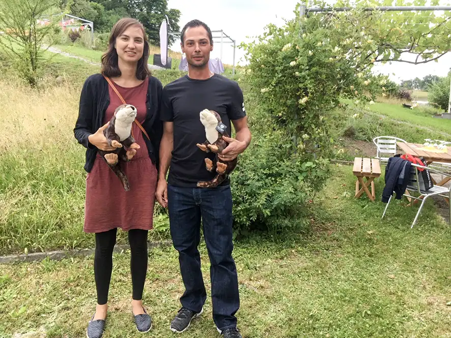 UHCevi Gossau – Ehrung für die besten Scorer Nina Brecher und Thomas Hürlimann mit Ehrung als Topscorer des UHCevi Gossau