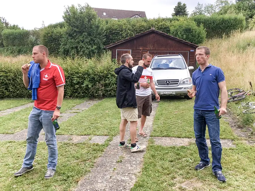 Topscorer-Ehrung UHCevi Gossau im Dürstelerhaus Spielerinnen und Spieler des UHCevi Gossau feiern die Topscorer der Saison