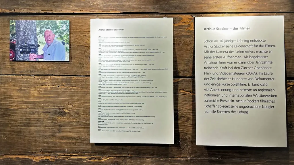 Arthur Stocker im Dürstelerhaus – Filmgeschichte zum Anfassen Filmprojektoren, Kameras und Filmmaterial in der Arthur-Stocker-Gedenkausstellung im Dürstelerhaus