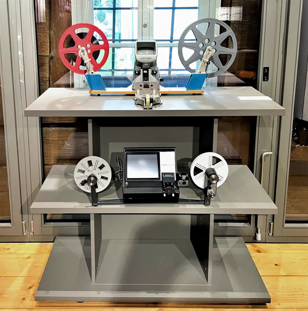 Arthur Stocker im Dürstelerhaus – Filmgeschichte zum Anfassen Filmrollen, Kameras und Projektoren aus der Sammlung von Arthur Stocke