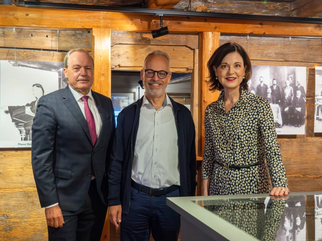 v.r.n.l. Jörg Kündig, Thomas-Peter Binder, Regine Sauter